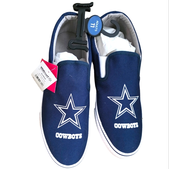 Dallas Cowboys Slip-On Canvas Sneakers – Men’s Size XL (11) - Picture 1 of 3